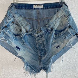 One Teaspoon Distressed Shorts